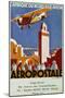 Aeropostale (Airmail), Air Links with North Africa, Billboard, France, 20th Century-null-Mounted Premium Giclee Print
