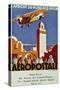 Aeropostale (Airmail), Air Links with North Africa, Billboard, France, 20th Century-null-Stretched Canvas