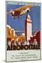 Aeropostale (Airmail), Air Links with North Africa, Billboard, France, 20th Century-null-Mounted Giclee Print