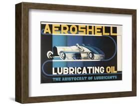 Aeroshell Lubricating Oil-null-Framed Art Print