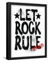 Aerosmith - Let Rock Rule Graffiti-null-Framed Poster