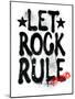 Aerosmith - Let Rock Rule Graffiti-null-Mounted Poster