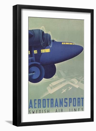 Aerotransport, Swedish Air Lines-null-Framed Art Print