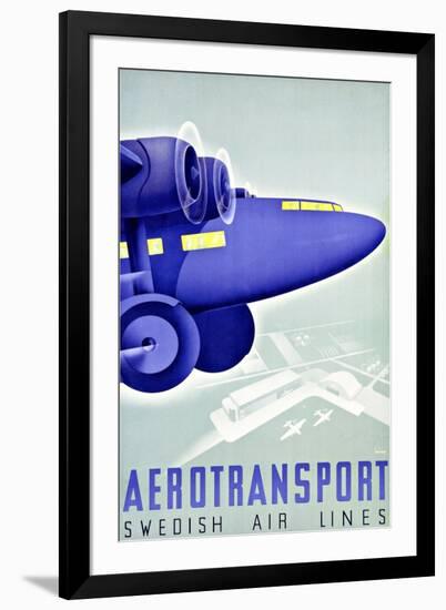 Aerotransport-Vintage Apple Collection-Framed Giclee Print