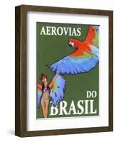 Aerovias do Brasil-Jean Pierre Got-Framed Art Print