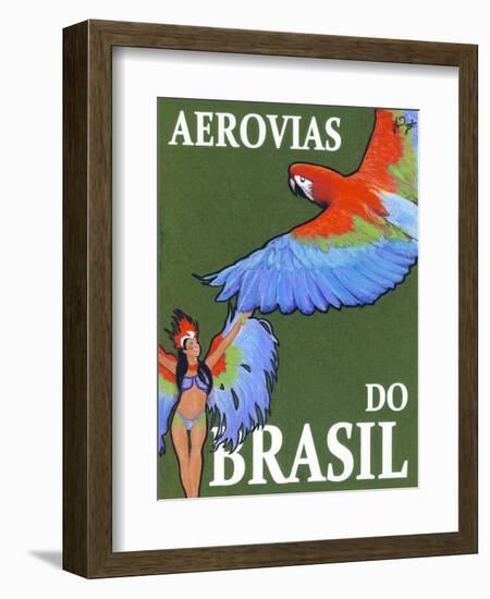 Aerovias do Brasil-Jean Pierre Got-Framed Art Print