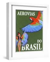 Aerovias do Brasil-Jean Pierre Got-Framed Art Print