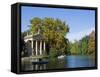 Aesculapius Temple, Lake in Villa Giulia Garden, Rome, Lazio, Italy, Europe-Tondini Nico-Framed Stretched Canvas