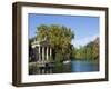 Aesculapius Temple, Lake in Villa Giulia Garden, Rome, Lazio, Italy, Europe-Tondini Nico-Framed Photographic Print