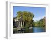 Aesculapius Temple, Lake in Villa Giulia Garden, Rome, Lazio, Italy, Europe-Tondini Nico-Framed Photographic Print