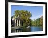 Aesculapius Temple, Lake in Villa Giulia Garden, Rome, Lazio, Italy, Europe-Tondini Nico-Framed Photographic Print