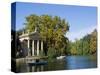 Aesculapius Temple, Lake in Villa Giulia Garden, Rome, Lazio, Italy, Europe-Tondini Nico-Stretched Canvas