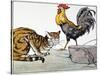 Aesop: Cat, Cock, and Mouse-Milo Winter-Stretched Canvas