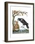 Aesop: Crow and Pitcher-Milo Winter-Framed Giclee Print