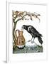 Aesop: Crow and Pitcher-Milo Winter-Framed Giclee Print