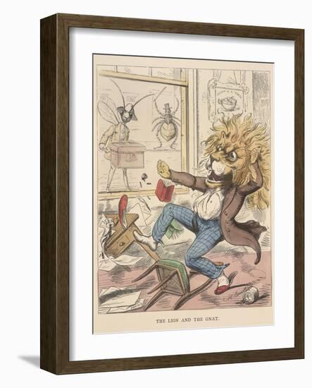 Aesop Fables-C.H. Bennett-Framed Giclee Print