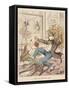 Aesop Fables-C.H. Bennett-Framed Stretched Canvas