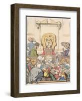 Aesop Fables-C.H. Bennett-Framed Giclee Print