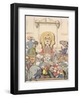 Aesop Fables-C.H. Bennett-Framed Premium Giclee Print