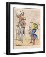 Aesop Fables-C.H. Bennett-Framed Giclee Print