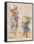 Aesop Fables-C.H. Bennett-Framed Stretched Canvas