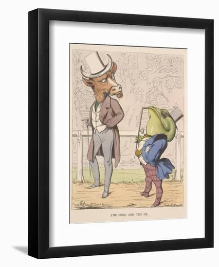 Aesop Fables-C.H. Bennett-Framed Giclee Print