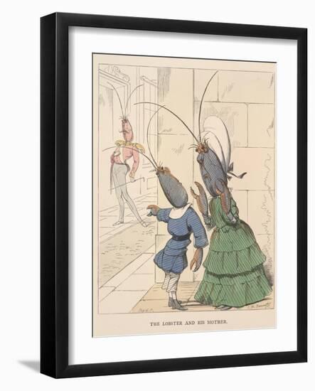 Aesop Fables-C.H. Bennett-Framed Giclee Print