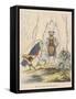 Aesop Fables-C.H. Bennett-Framed Stretched Canvas