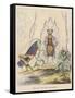 Aesop Fables-C.H. Bennett-Framed Stretched Canvas