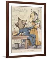 Aesop Fables-C.H. Bennett-Framed Giclee Print