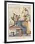 Aesop Fables-C.H. Bennett-Framed Giclee Print