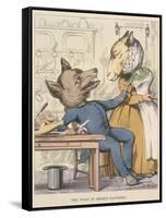 Aesop Fables-C.H. Bennett-Framed Stretched Canvas