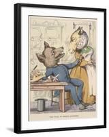 Aesop Fables-C.H. Bennett-Framed Giclee Print