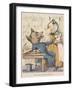 Aesop Fables-C.H. Bennett-Framed Giclee Print