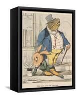 Aesop Fables-C.H. Bennett-Framed Stretched Canvas