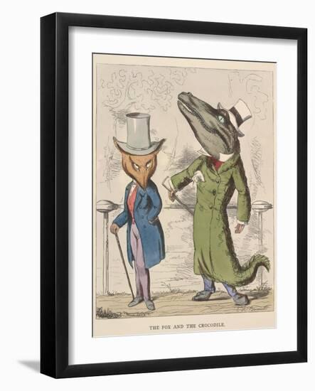 Aesop Fables-C.H. Bennett-Framed Giclee Print