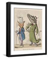 Aesop Fables-C.H. Bennett-Framed Giclee Print