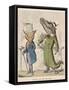 Aesop Fables-C.H. Bennett-Framed Stretched Canvas