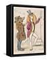 Aesop Fables-C.H. Bennett-Framed Stretched Canvas