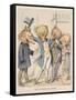 Aesop Fables-C.H. Bennett-Framed Stretched Canvas