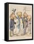 Aesop Fables-C.H. Bennett-Framed Stretched Canvas