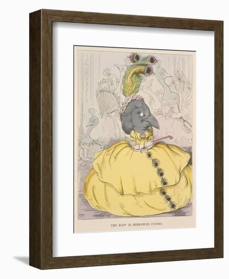 Aesop Fables-C.H. Bennett-Framed Giclee Print