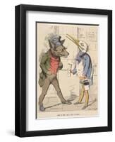 Aesop Fables-C.H. Bennett-Framed Premium Giclee Print