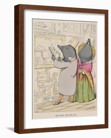 Aesop Fables-C.H. Bennett-Framed Giclee Print