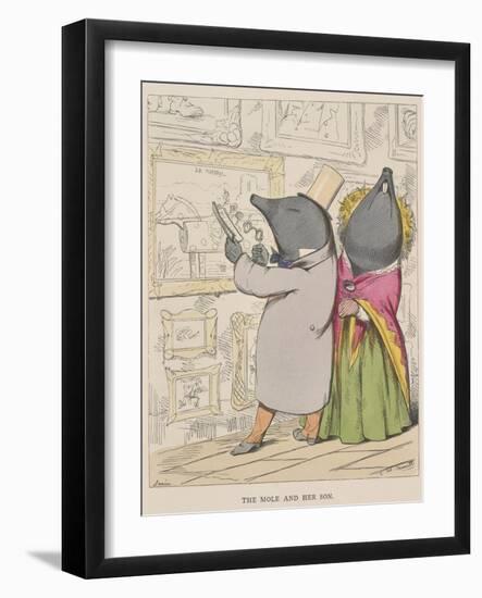 Aesop Fables-C.H. Bennett-Framed Giclee Print