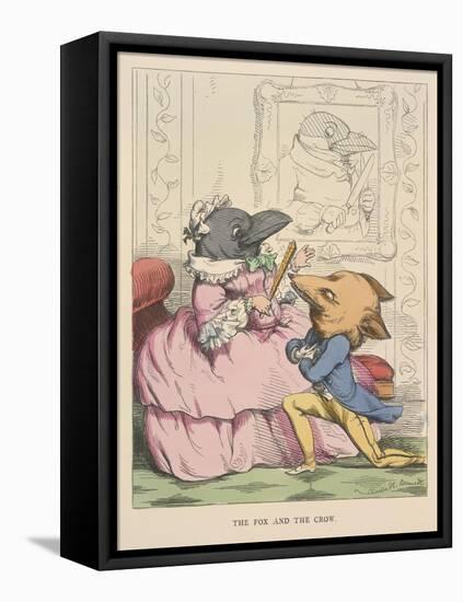 Aesop Fables-C.H. Bennett-Framed Stretched Canvas