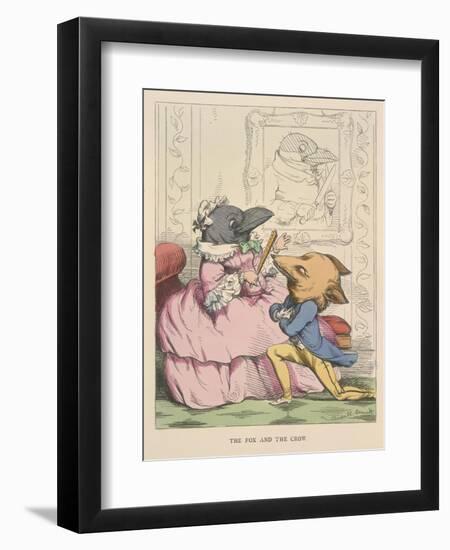 Aesop Fables-C.H. Bennett-Framed Premium Giclee Print