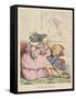 Aesop Fables-C.H. Bennett-Framed Stretched Canvas