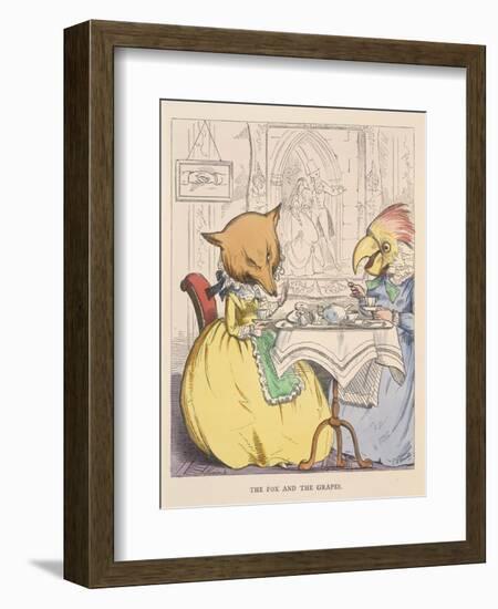 Aesop Fables-C.H. Bennett-Framed Giclee Print