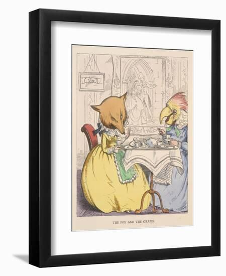 Aesop Fables-C.H. Bennett-Framed Giclee Print